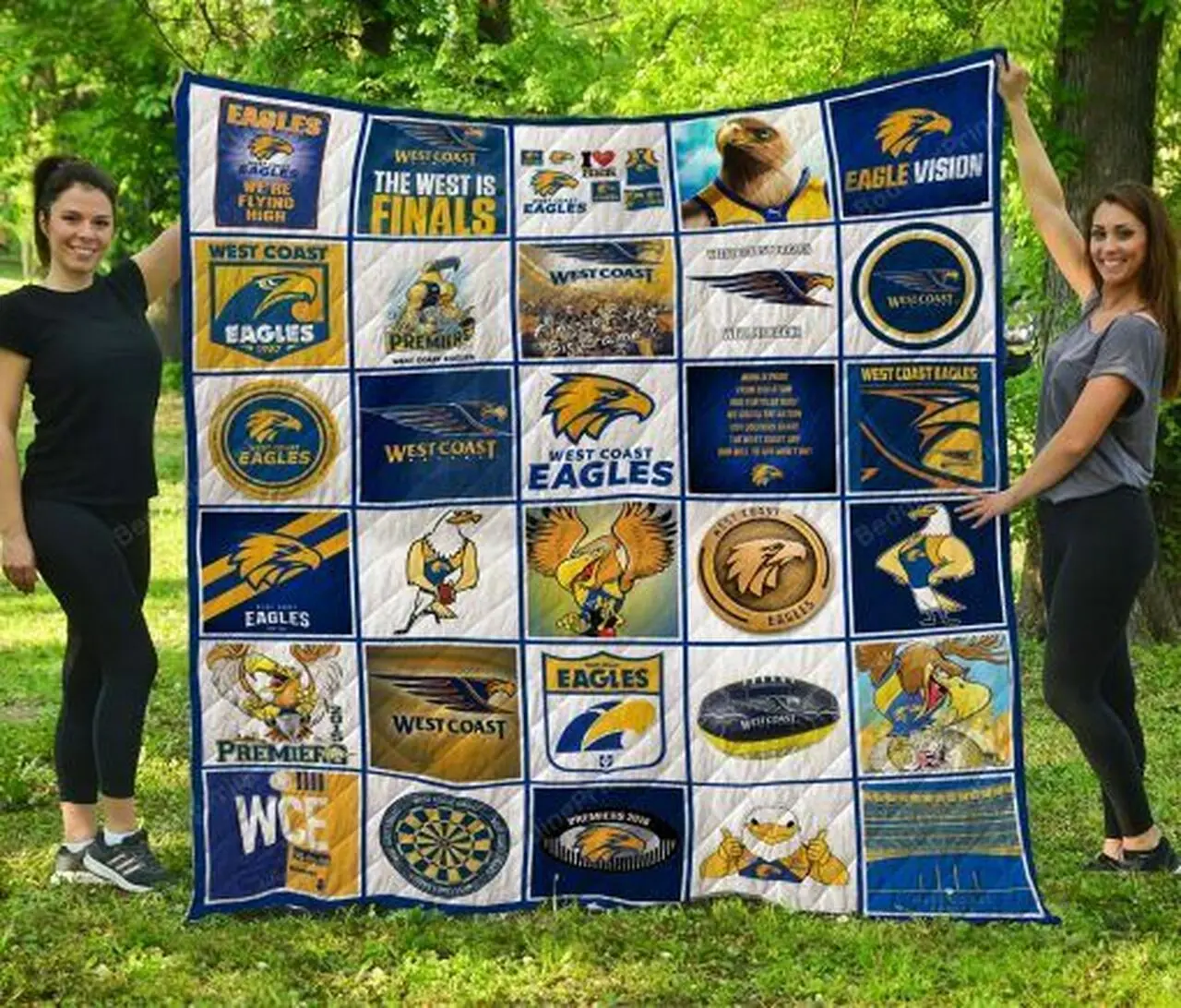 Afl West Coast Eagles Quilt Blanket and Home Decor