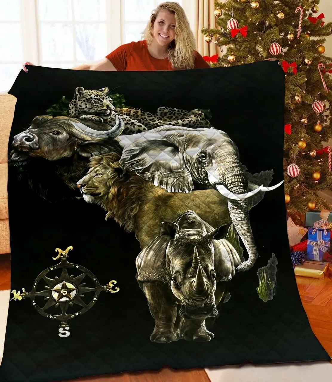 Africa Jfj Quilt Lf and Home Decor