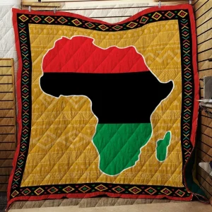 Africa Map – Style B – Quilt and Home Decor