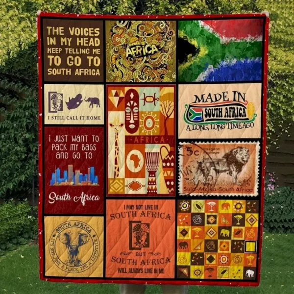 African Cld180701 Quilt Blanket and Home Decor