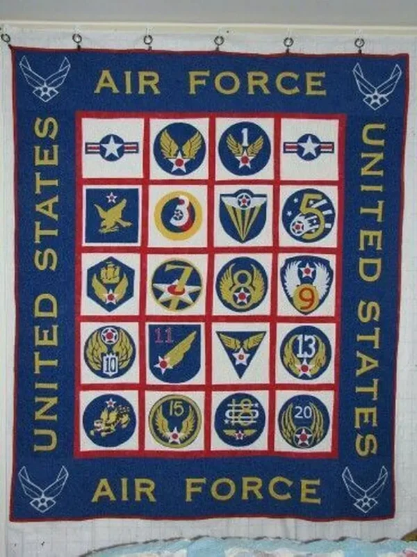 Air Force Cla240662 Quilt Blanket and Home Decor