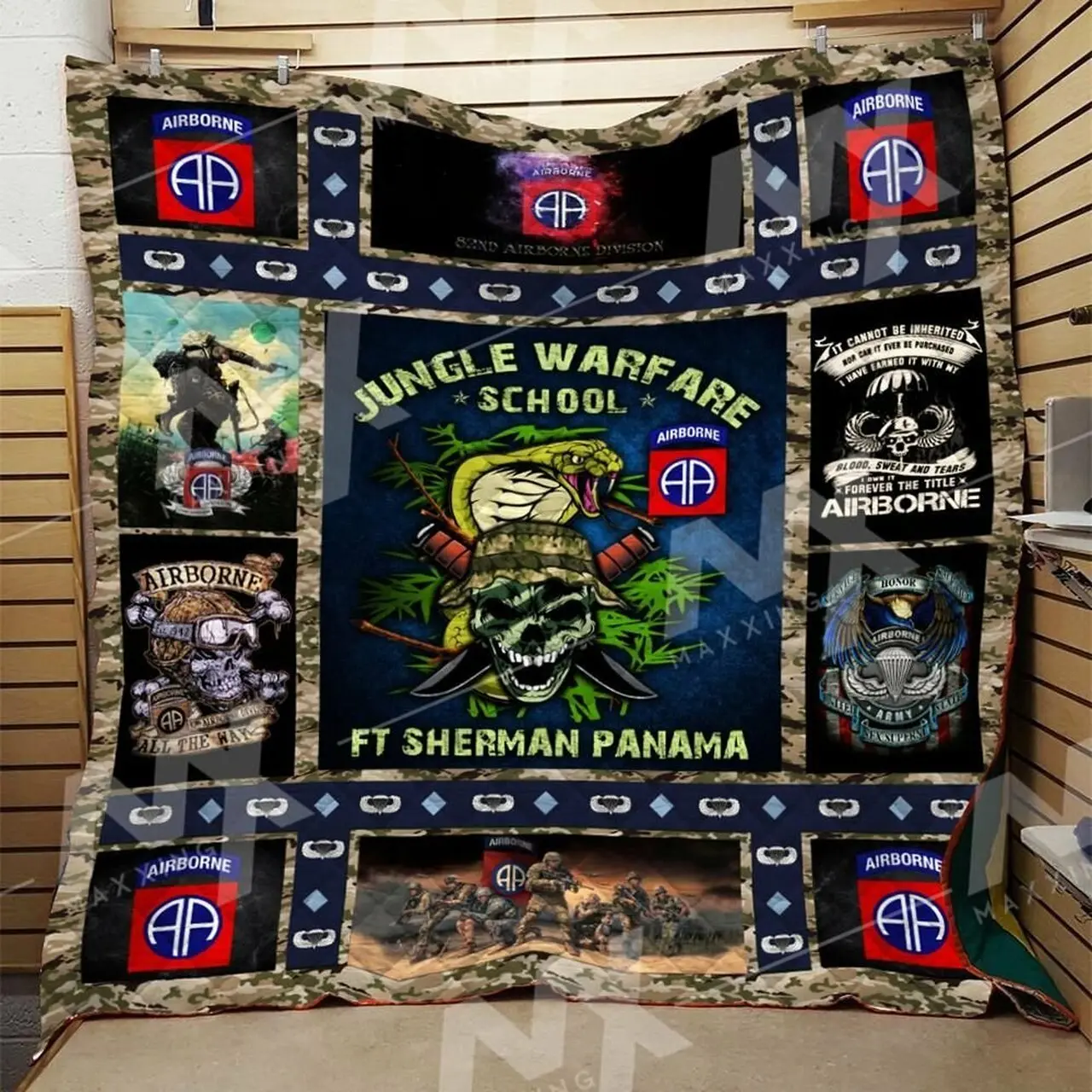 Airborne Division Quilt Blanket Dhc0910138Vt and Home Decor