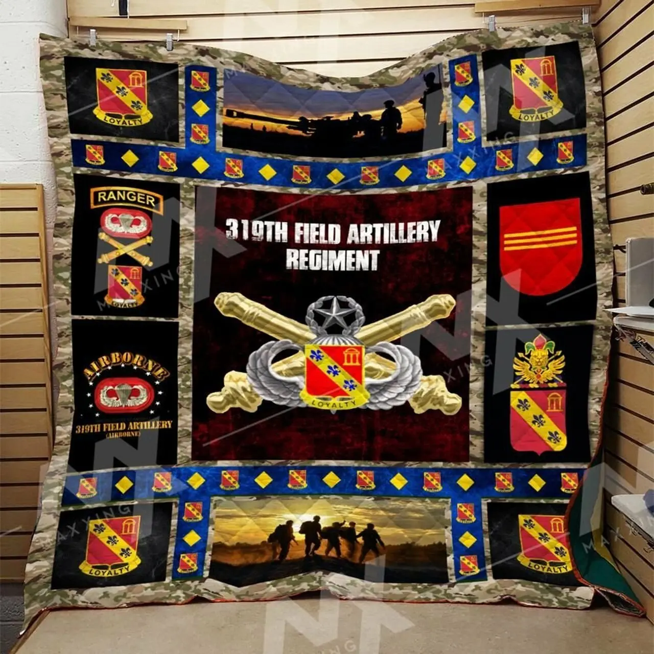 Airborne Division Quilt Blanket Dhc0910266Vt and Home Decor