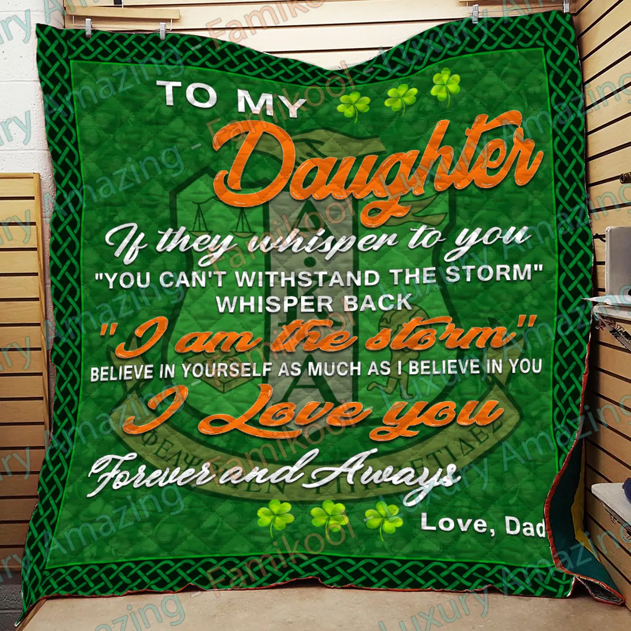 Aka Daughter – Dad Quilt and Home Decor