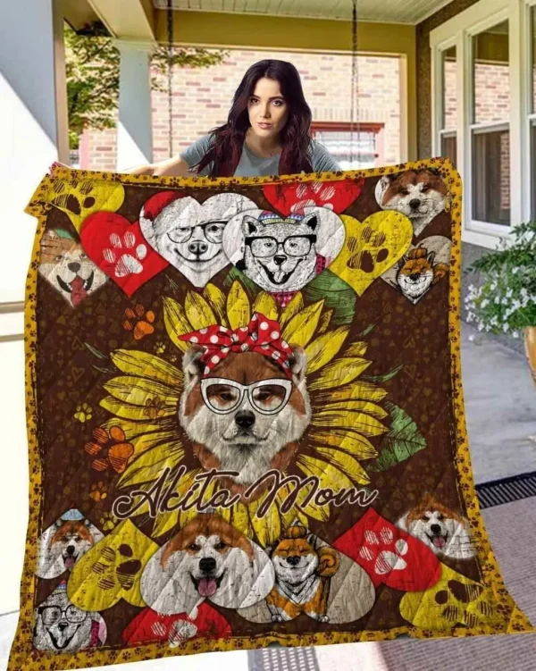 Akita 14 Blanket Th10072019 Quilt and Home Decor