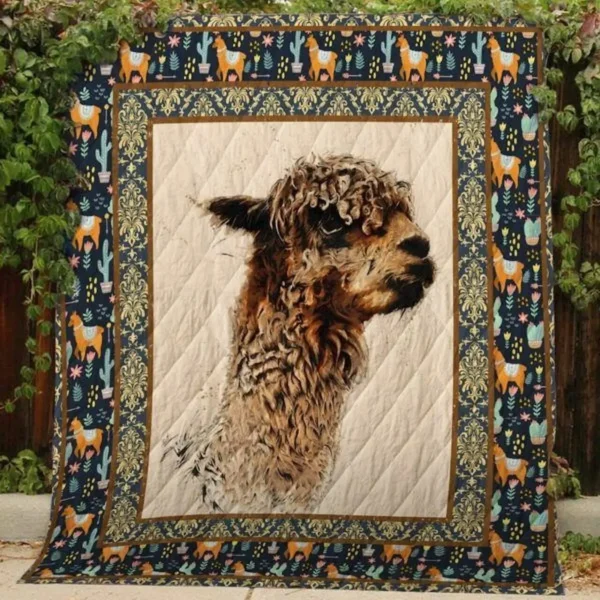 Alpaca Clh1611054Q Quilt Blanket and Home Decor