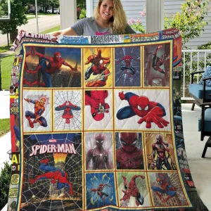 Amazing Spiderman Quilt Blanket and Home Decor
