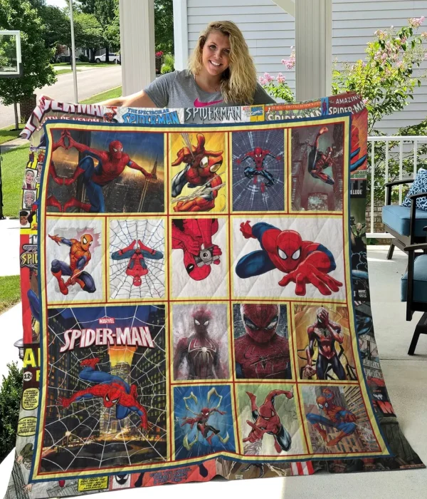 Amazing Spiderman Quilt Blanket and Home Decor