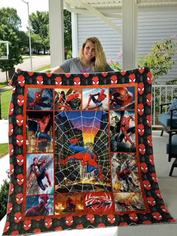 Amazing Spiderman Quilt Blanket and Home Decor