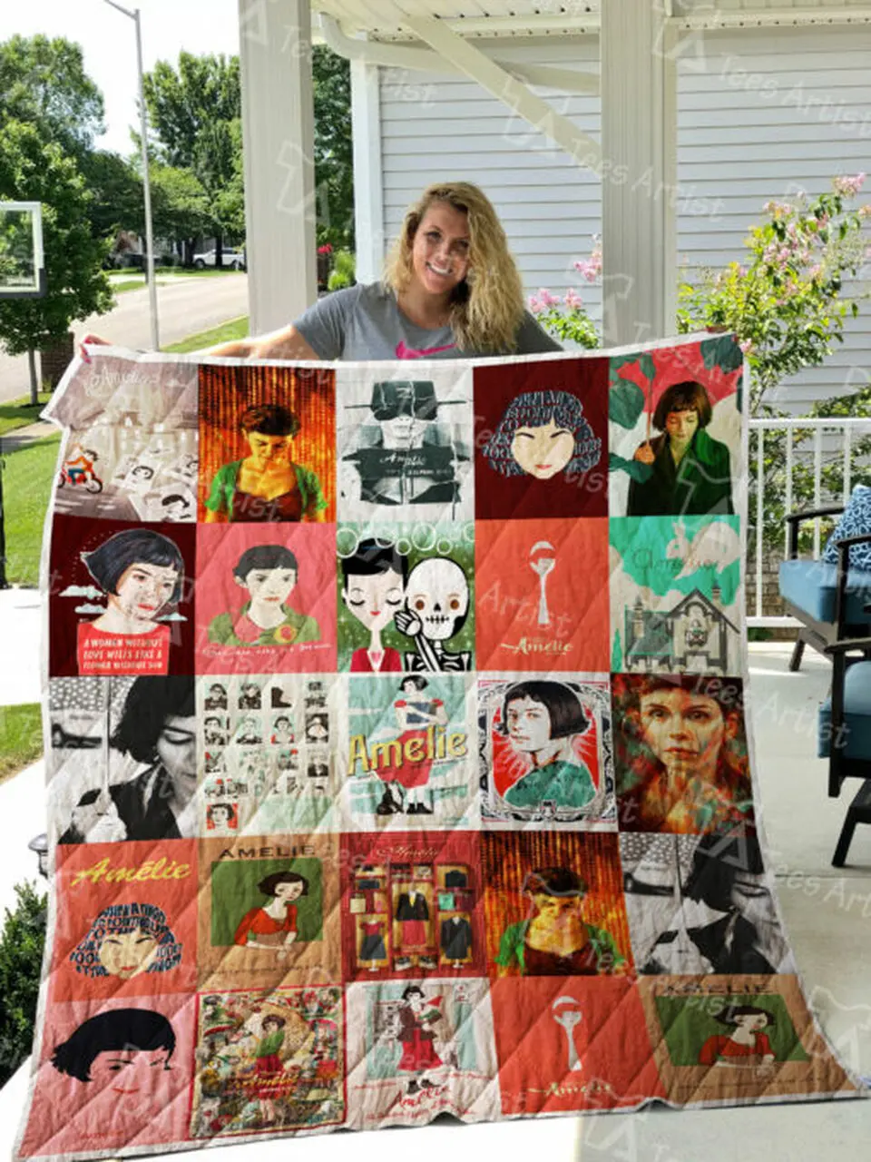 Amelie Quilt Blanket 0446 and Home Decor