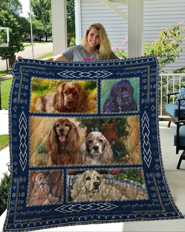 American Cocker Spaniel Quilt and Home Decor