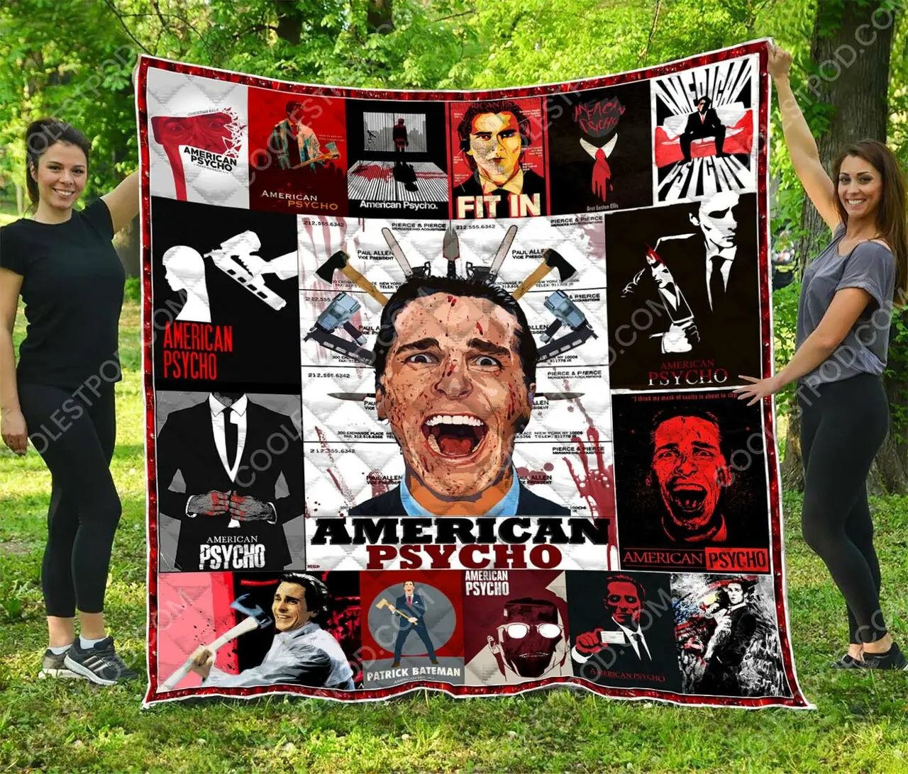American Psycho H89 – Quilt and Home Decor