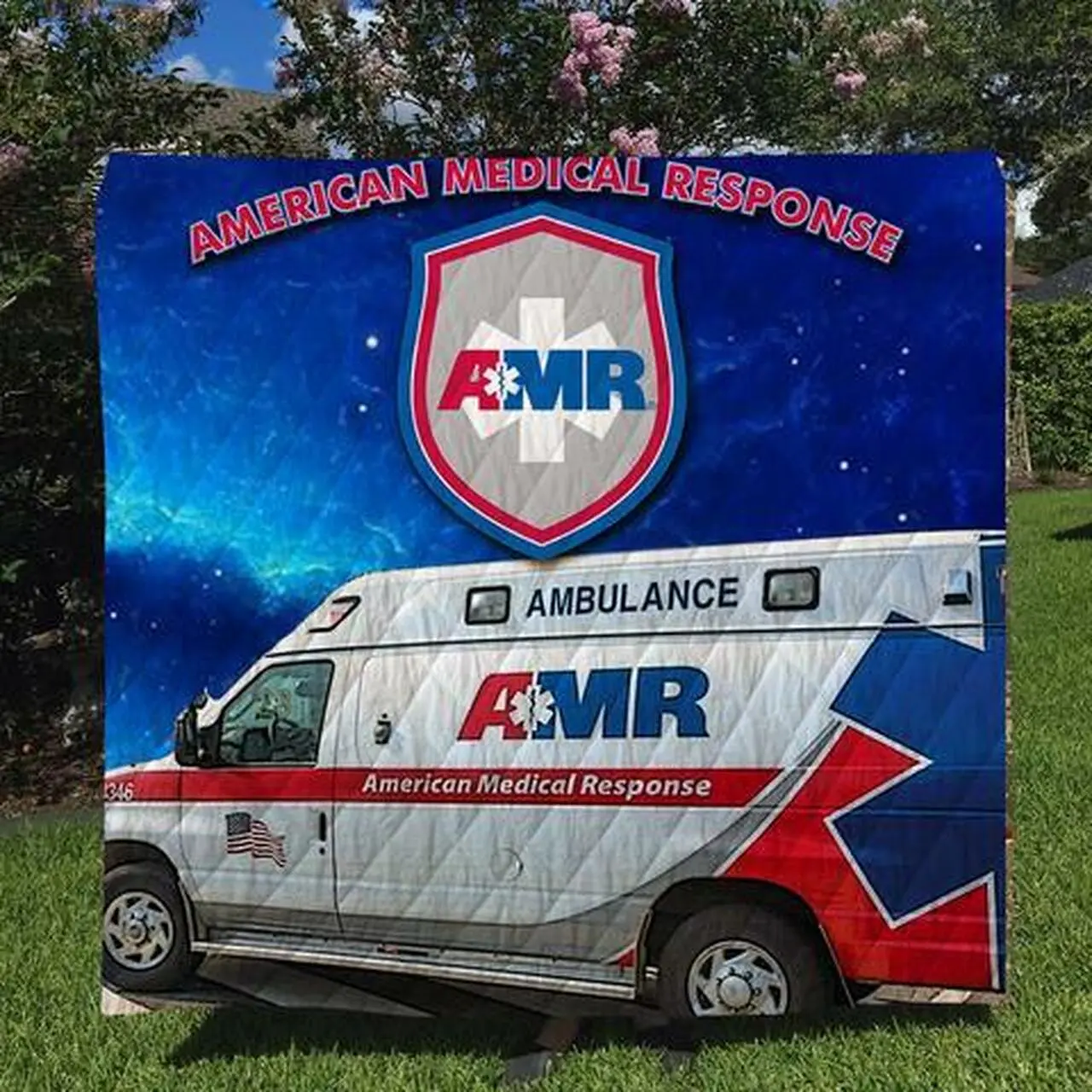Amr Nighters First Responders Quilt Blanket and Home Decor