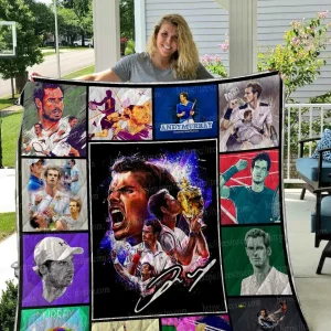 Andy Murray Quilt Blanket 01 and Home Decor