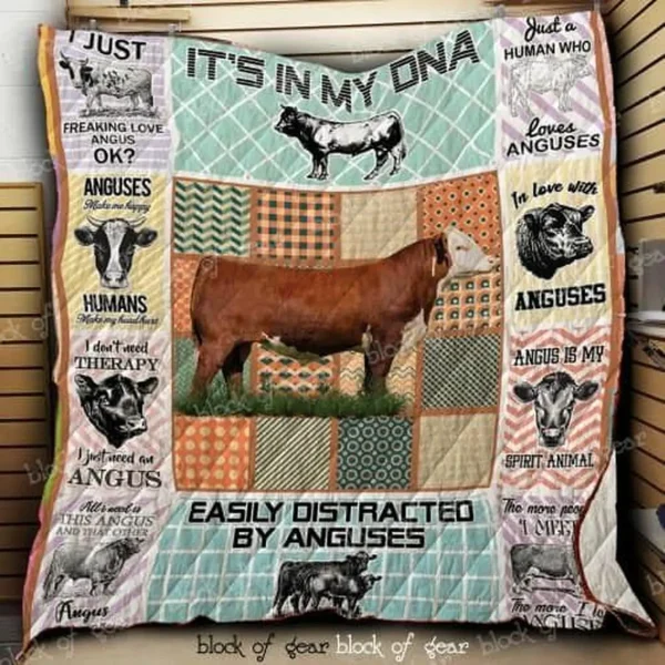 Angus Cl19100023Mdq Quilt Blanket and Home Decor
