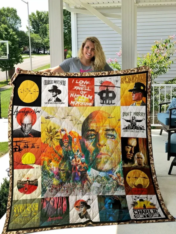 Apocalypse Now Poster Quilt Blanket and Home Decor