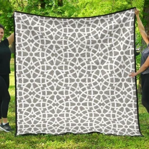 Arabic Gary Pattern DHCDHC DT1910 Quilt Blanket and Home Decor