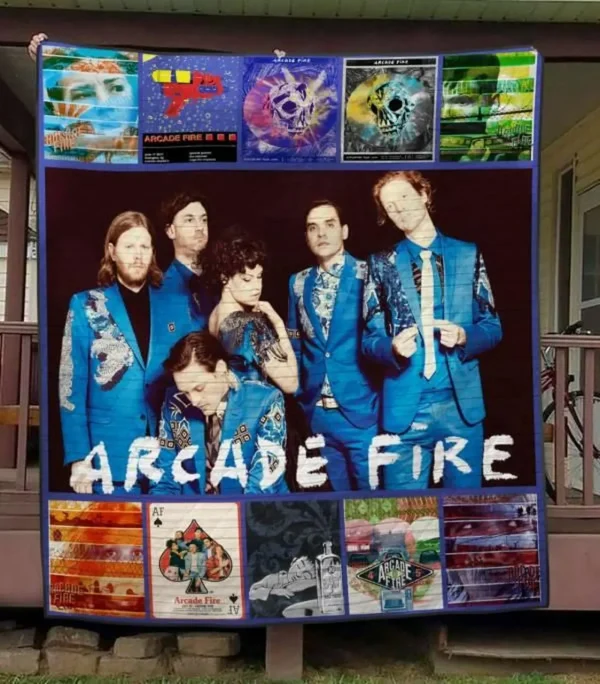 Arcade Fire Quilt Blanket Hvt030603 Quilt and Home Decor