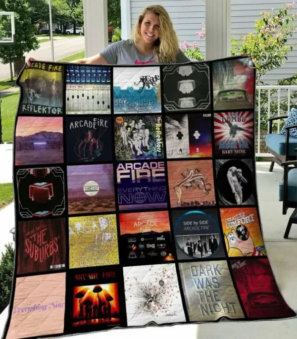 Arcade Fire Quilt Blanket M240502 Quilt and Home Decor