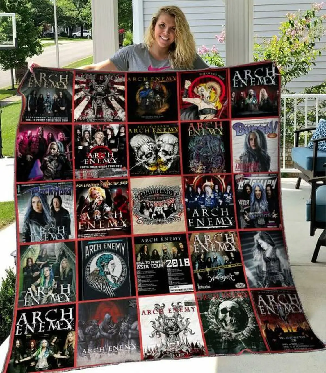 Arch Enemy Quilt Blanket Hvt200603 Quilt and Home Decor