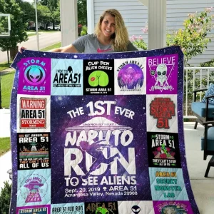 Area 51 Quilt Blanket and Home Decor