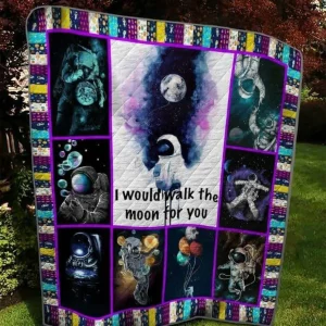 Astronaut Bs0204 1 Quilt Blanket Quilt and Home Decor