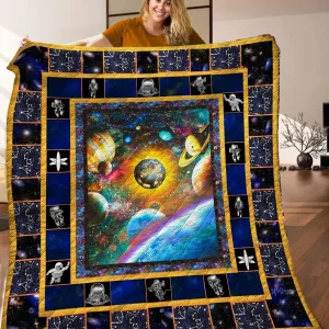 Astronaut Quilt Blanket C9B160322PT and Home Decor