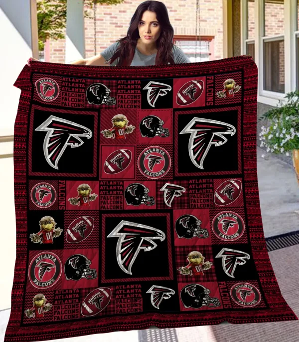Atlanta Falcons Quilt Blanket and Home Decor