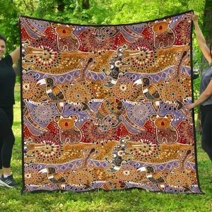 Australia Aboriginal 4Th Premium Quilt A7 Quilt and Home Decor