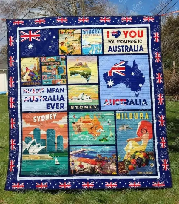 Australia Blanket Th1307 Quilt and Home Decor