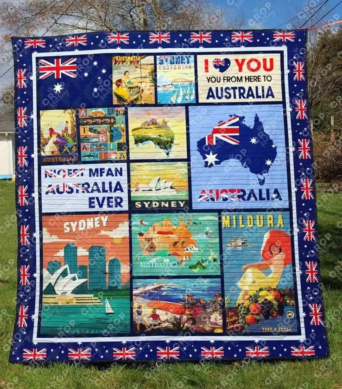 Australia Blanket Th1307 Quilt and Home Decor