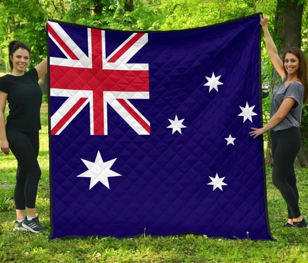 Australia Flag Premium Quilt A6 Quilt and Home Decor