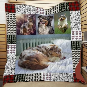 Australian Shepherd Jfj Quilt Qc and Home Decor