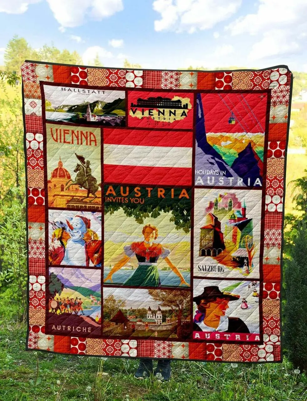 Austria Bi050701B Tbg Quilt Blanket and Home Decor
