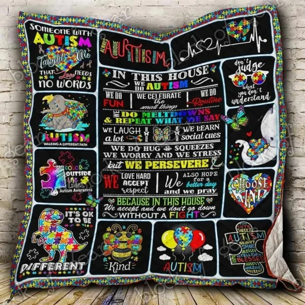 Autism Hur Quilt gt and Home Decor