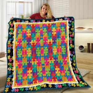 Autism Puzzel VF3 NTTH011298 3D Customized Quilt and Home Decor
