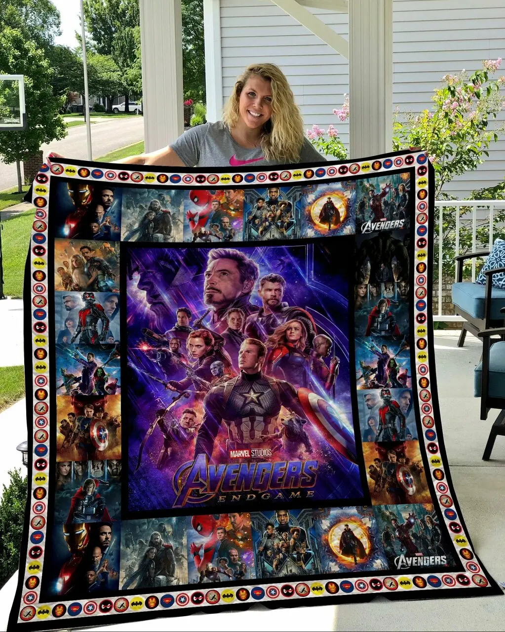 Avengers Endgame Quilt Quilt and Home Decor
