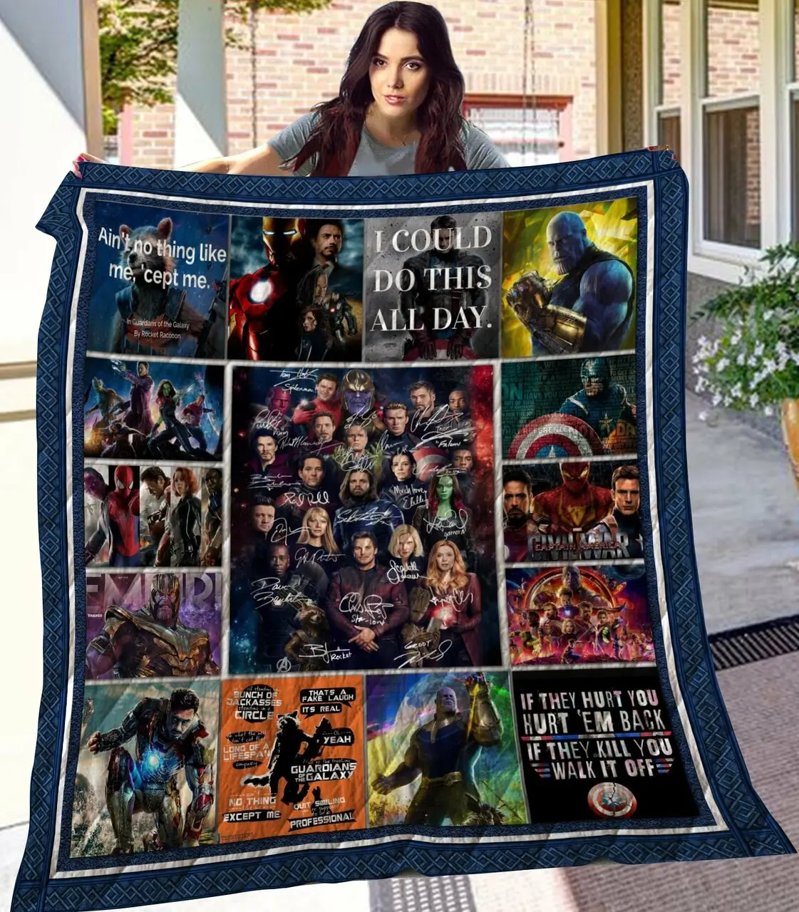 Avengers Quilt Blanket and Home Decor