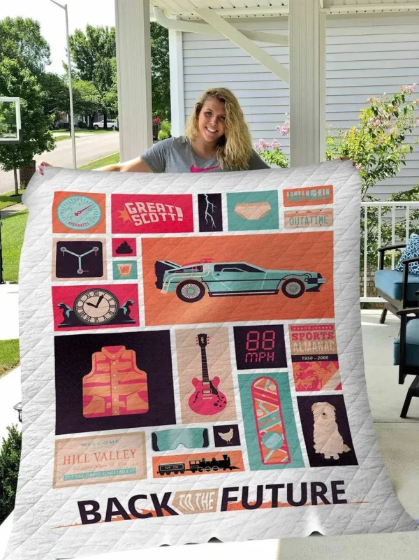 Back To The Future HVT190924 Quilt Blanket and Home Decor