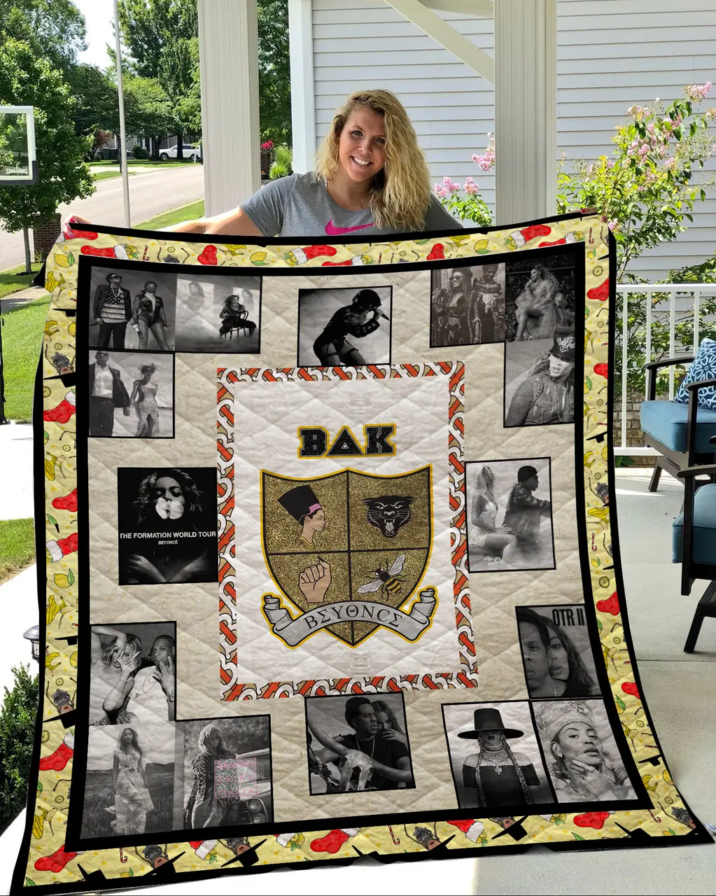 Bak Beyonce Quilt Blanket and Home Decor