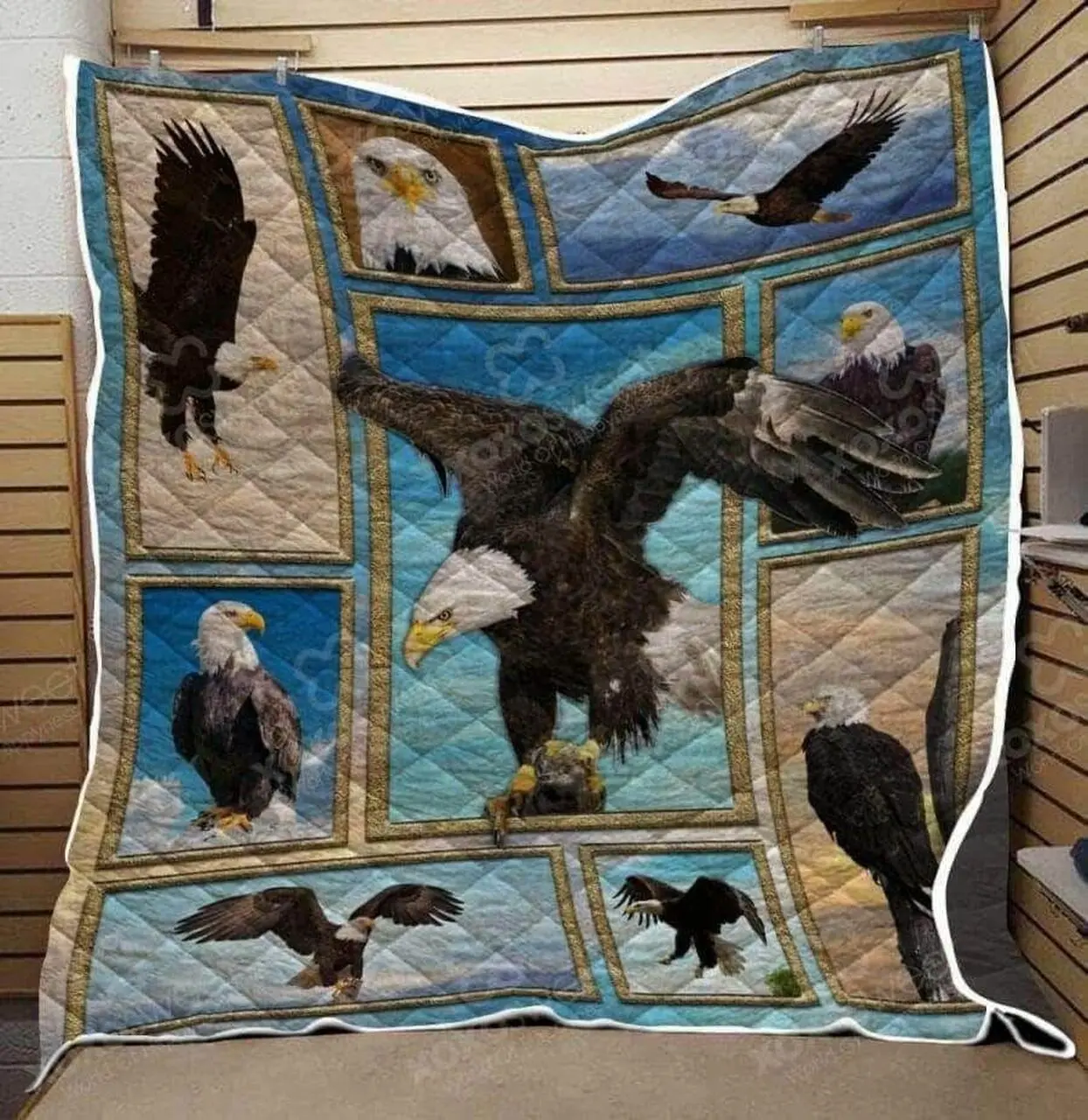 Bald Eagle Cl05100005Mdq Quilt Blanket and Home Decor