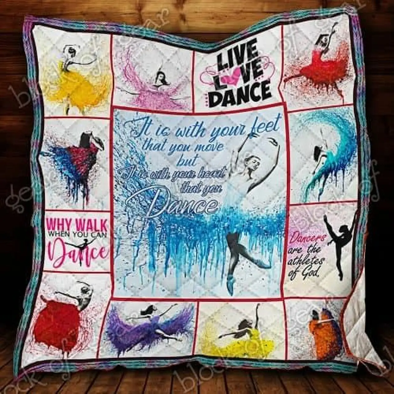 Ballet Dancer Cl18100038Mdq Quilt Blanket and Home Decor