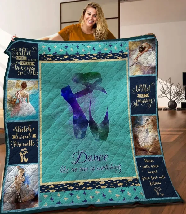 Ballet Quilt Blanket C9B240313PT and Home Decor