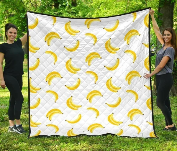 Banana Pattern DHCDHC DT1910 Quilt Blanket and Home Decor