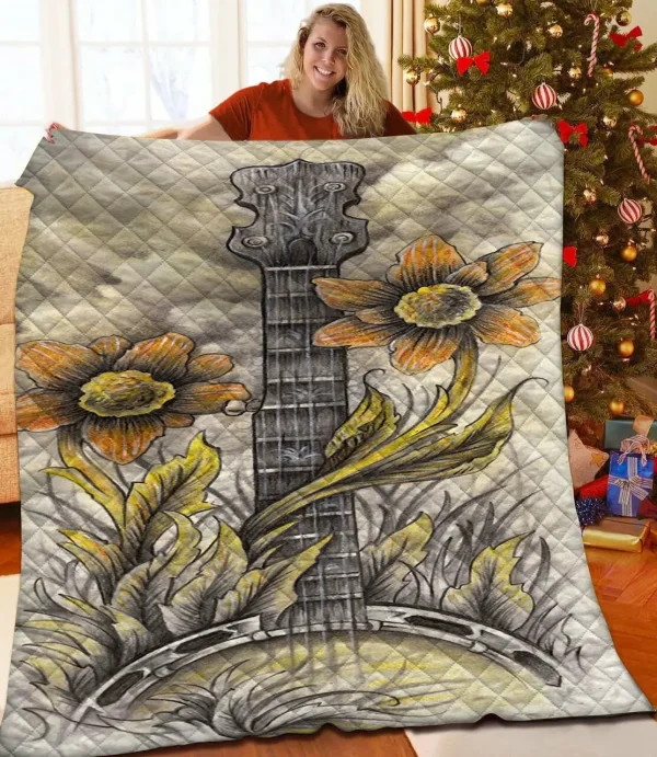 Banjo Jfj Quilt Eq and Home Decor