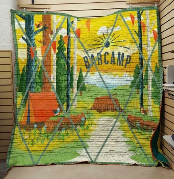 Barcamping Quilt Design By Exrain and Home Decor