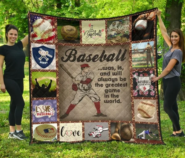 Baseball Blanket 1 Quilt and Home Decor