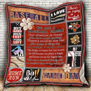 Baseball Cl18100053Mdq Quilt Blanket and Home Decor