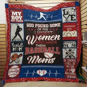 Baseball Cla1610008Q Quilt Blanket and Home Decor