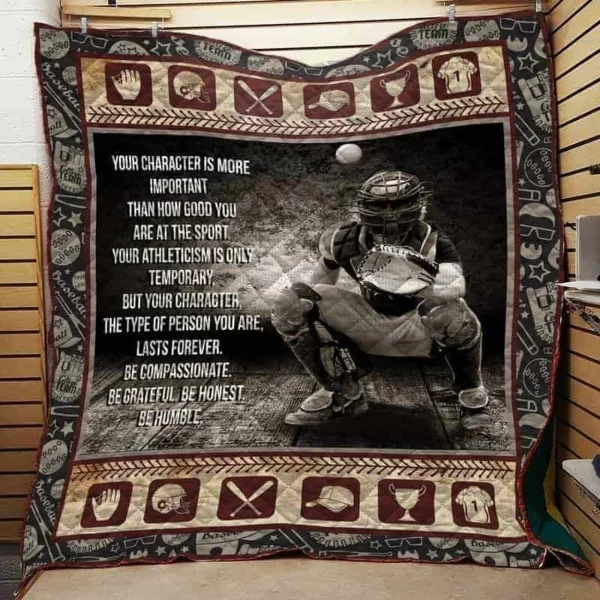 Baseball Cla1610036Q Quilt Blanket and Home Decor